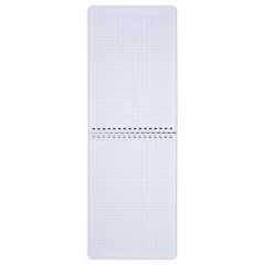 Блокнот А5, 80 л., силиконовый гребень, обложка пластик, клетка, BRAUBERG, серый, 117562 - фото 7