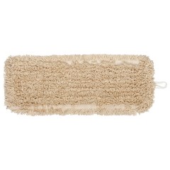 Насадка МОП плоская 60 см для швабры-рамки, карманы, нашивной хлопок, LAIMA EXPERT, 605305