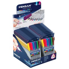 Ручки шариковые масляные PENSAN "Triball Colored", НАБОР 8 шт., АССОРТИ, узел 1 мм, линия письма 0,5 мм, 1003/PVC8 Ручки шариковые масляные PENSAN "Triball Colored", НАБОР 8 шт., АССОРТИ, узел 1 мм, линия письма 0,5 мм, 1003/PVC8 - фото 8