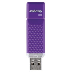 Флеш-диск 32 GB, SMARTBUY Quartz, USB 2.0, фиолетовый, SB32GBQZ-V - фото 4
