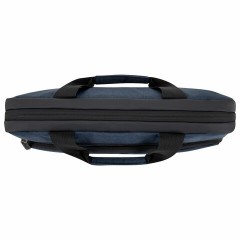 Сумка портфель HEIKKI FORWARD (ХЕЙКИ) с отделением для ноутбука 15,6", темно-синяя, 29х40х9 см, 272612 - фото 9