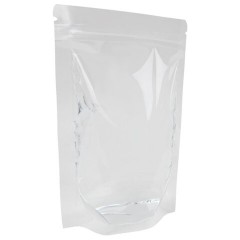 Пакеты дой-пак с замком ZIP LOCK, прозрачные, 140х200 + 40 мм, КОМПЛЕКТ 100 штук, 70 мкм, BRAUBERG, 700697 - фото 2