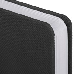 Ежедневник датированный 2026, А5, 138x213 мм, BRAUBERG "Control", под кожу, держатель для ручки, черный, 117126 - фото 3