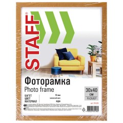 Рамка 30х40 см небьющаяся, STAFF "Grand", багет 18 мм, МДФ, цвет "миланский орех", 391201 - фото 7