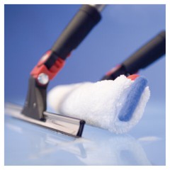 Насадка-шубка для мытья окон VILEDA PROFESSIONAL "Эволюшн", микрофибра, ширина 35 см (к щетке 602099), 500207 - фото 9