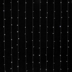 Электрогирлянда-занавес комнатная "Штора" 3х3 м, 196 LED, холодный белый свет, 220 V, ЗОЛОТАЯ СКАЗКА, 591353 Электрогирлянда-занавес комнатная "Штора" 3х3 м, 196 LED, холодный белый свет, 220 V, ЗОЛОТАЯ СКАЗКА, 591353 - фото 2