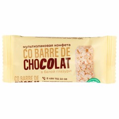 Конфеты мультизлаковые CO BARRE DE CHOCOLAT с белой глазурью, 135 г, УТ-00032332 - фото 6