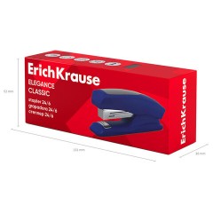 Степлер №24/6 ERICH KRAUSE "Elegance", до 30 листов, с резиновой накладкой, ассорти, 2244 - фото 3