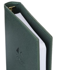 Ежедневник-органайзер недатированный B5 167х240 мм BRAUBERG "Nova", под кожу, 160 л., зеленый, 116202 - фото 5