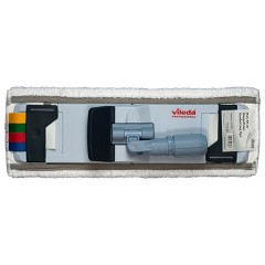 Насадка МОП плоская 40 см, VILEDA PROFESSIONAL "МикроПлюс Комби", уши (ТИП УВ) микрофибра / скраб, 167298 - фото 7