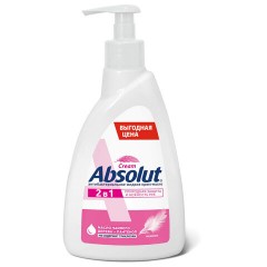 Мыло-крем жидкое антибактериальное 500 г, ABSOLUT "Нежное 2 в 1", пантенол, дозатор, 5213 - фото 2