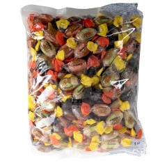 Карамель с шипучей начинкой KRUTFRUT со вкусом колы, апельсина, лимона, 1 кг, РВК758 - фото 3