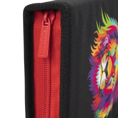 Пенал BRAUBERG с наполнением, 1 отделение, 1 откидная планка, 24 предмета, 21х14 см, "Colorful lion", 270725 - фото 6