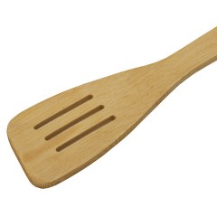 Лопатка кухонная с прорезями бамбук, 30 см, PRIMAURA (ПРИМАУРА) CLASSIC, натуральный цвет, 702349 - фото 3