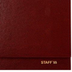 Планинг датированный 2027 300х130 мм, STAFF, гребень, обложка бумвинил, 64 листа, бордовый, 117856 - фото 4