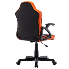 Кресло компьютерное BRABIX "Shark GM-203", экокожа, черное/оранжевое, 532513 Кресло компьютерное BRABIX "Shark GM-203", экокожа, черное/оранжевое, 532513 - фото 3