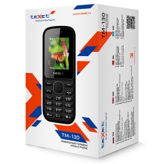 Телефон мобильный TEXET TM-130, 2 SIM, 1,77", 32 МБ, microSD, FM, фонарик, черный, 00-00001860 - фото 4