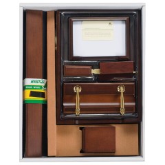 Набор подарочный настольный BESTAR "Titan" из дерева, 8 предметов, цвет "орех", 236367 - фото 3