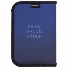 Пенал BRAUBERG с наполнением, 1 отделение, 1 откидная планка, 24 предмета, 21х14 см, "Sport car", 271527 - фото 3