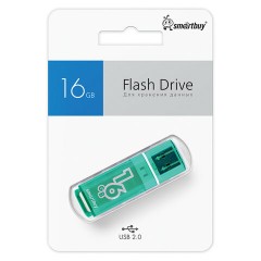 Флеш-память Smartbuy Glossy, 16Gb, USB 2.0, зел, SB16GBGS-G - фото 7