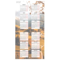 Календарь настенный перекидной 2026 г., BRAUBERG, 12 листов, 28,5х28,5 см, "Природа России", 116926 - фото 16