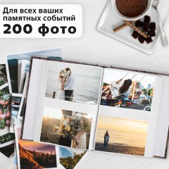 Фотоальбом BRAUBERG на 200 фотографий 10х15 см, твердая обложка, "Путешествие", бокс, коричневый, 390672 Фотоальбом BRAUBERG на 200 фотографий 10х15 см, твердая обложка, "Путешествие", бокс, коричневый, 390672 - фото 19