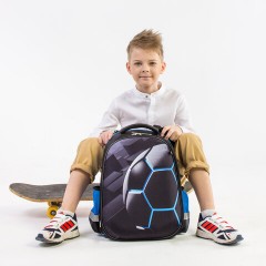 Ранец ЮНЛАНДИЯ EXTRA с дополнительным объемом, 2 отделения, "Soccer ball", 38х29х18 см, 270677 - фото 8