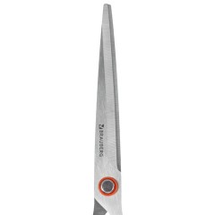 Ножницы BRAUBERG "Super black" 170 мм, черные, 3-сторонняя заточка, ручки из ABS-пластика, 238854 - фото 5