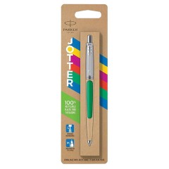 Ручка шариковая PARKER "Jotter Orig Green", корпус зеленый, нержавеющая сталь, блистер, синяя, 2076058 Ручка шариковая PARKER "Jotter Orig Green", корпус зеленый, нержавеющая сталь, блистер, синяя, 2076058 - фото 5