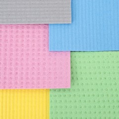 Салфетки губчатые для уборки кухни 15х18 см, ЦЕЛЛЮЛОЗНЫЕ, КОМПЛЕКТ 5 шт., цветные, LAIMA, 700267 - фото 4