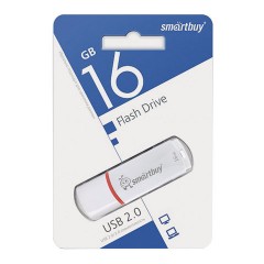 Флеш-память Smartbuy Crown, 16Gb, USB 2.0, бел, SB16GBCRW-W Флеш-память Smartbuy Crown, 16Gb, USB 2.0, бел, SB16GBCRW-W - фото 3