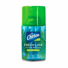 Сменный баллон 250 мл, CHIRTON "Лесной водопад", для автоматических освежителей, универсальный, сухое распыление, 4670013302581 - фото 2
