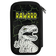 Пенал ЮНЛАНДИЯ, 2 отделения, ламинированный картон, конгрев, 19х11 см, "RAWR", 271538 Пенал ЮНЛАНДИЯ, 2 отделения, ламинированный картон, конгрев, 19х11 см, "RAWR", 271538 - фото 3