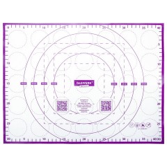 Коврик силиконовый для раскатки/запекания 30х40 см, фиолетовый, DASWERK, 608423 Коврик силиконовый для раскатки/запекания 30х40 см, фиолетовый, DASWERK, 608423 - фото 3