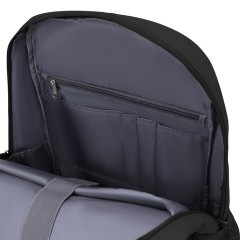 Рюкзак HEIKKI FUSION (ХЕЙКИ) универсальный, 2 отделения, отделение для ноутбука, c КОШЕЛЬКОМ, черный, 44х31х14 см, 273866 - фото 11