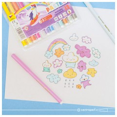 Фломастеры ПАСТЕЛЬНЫЕ 12 ЦВЕТОВ CENTROPEN "Colour World Pastel", смываемые, 7550/12TP, 7 7550 1287 Фломастеры ПАСТЕЛЬНЫЕ 12 ЦВЕТОВ CENTROPEN "Colour World Pastel", смываемые, 7550/12TP, 7 7550 1287 - фото 4