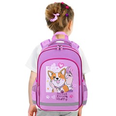 Рюкзак ПИФАГОР SCHOOL, 1 отделение, 3 кармана, "Fluffy akita", 38x28х14 см, 272084 Рюкзак ПИФАГОР SCHOOL, 1 отделение, 3 кармана, "Fluffy akita", 38x28х14 см, 272084 - фото 7