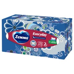 Салфетки косметические 2-слойные в картонном коробе, 250 штук, ZEMMA/ZEWA Everyday, 86791 - фото 10