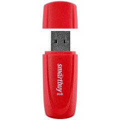 Флеш-диск 8 GB SMARTBUY Scout USB 2.0, красный, SB008GB2SCR Флеш-диск 8 GB SMARTBUY Scout USB 2.0, красный, SB008GB2SCR - фото 3