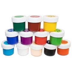 Гуашь ЛУЧ "Школа творчества", 12 цветов по 20 мл, без кисти, картонная упаковка, 29С 1753-08 - фото 2