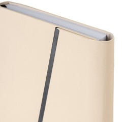 Ежедневник недатированный А5 145х213 мм BRAUBERG "Vogue", под кожу, магнитный клапан, 160 л., бежевый, 116226 - фото 3