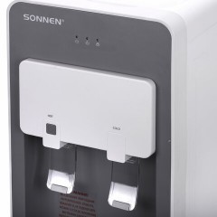 Кулер для воды SONNEN FSC-03AF, напольный, НАГРЕВ/ОХЛАЖДЕНИЕ КОМПРЕССОР, холодильник, 2 крана, 455418 - фото 6
