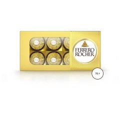 Конфеты шоколадные FERRERO "Rocher" с лесным орехом, 75 г, пенал, 09020СТ0000114 Конфеты шоколадные FERRERO "Rocher" с лесным орехом, 75 г, пенал, 09020СТ0000114 - фото 4