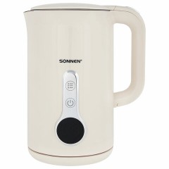 Чайник с терморегулятором и дисплеем, ДВОЙНЫЕ СТЕНКИ, SONNEN KT-8721, 1,7 л, 2200 Вт, бежевый, 454688 Чайник с терморегулятором и дисплеем, ДВОЙНЫЕ СТЕНКИ, SONNEN KT-8721, 1,7 л, 2200 Вт, бежевый, 454688 - фото 9