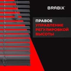 Жалюзи горизонтальные BRABIX 65х155 см, ПЛАСТИК, цвет серый, 608614 Жалюзи горизонтальные BRABIX 65х155 см, ПЛАСТИК, цвет серый, 608614 - фото 6