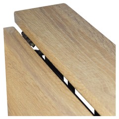 Стол на металлокаркасе BRABIX "LOFT CD-001", 800х440х740 мм, складной, цвет дуб натуральный, 641211 - фото 9