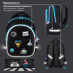Рюкзак BRAUBERG OPTIMA, 2 отделения, с брелком, "Open space", 36х27х18 см, 272095 Рюкзак BRAUBERG OPTIMA, 2 отделения, с брелком, "Open space", 36х27х18 см, 272095 - фото 13
