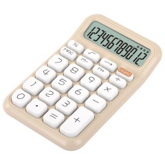 Калькулятор настольный BRAUBERG KW-500-BG (93x148 мм), 3D-кнопки, 12 разрядов, бежевый, 272955 - фото 3