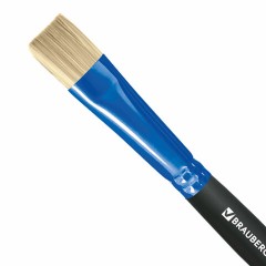 Кисть щетина, плоская № 14, BRAUBERG PREMIUM, 200998 Кисть щетина, плоская № 14, BRAUBERG PREMIUM, 200998 - фото 2