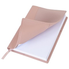 Ежедневник недатированный В6 130х185 мм BRAUBERG "Glam", под кожу, 160 л., розовый, 116219 - фото 3